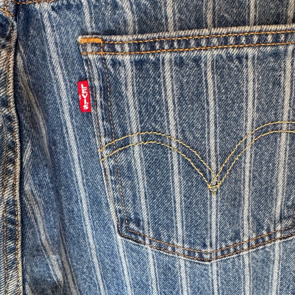 Women’s 501 Levi’s Big E Striped Jeans Size 27 X 26” - Picture 9 of 9